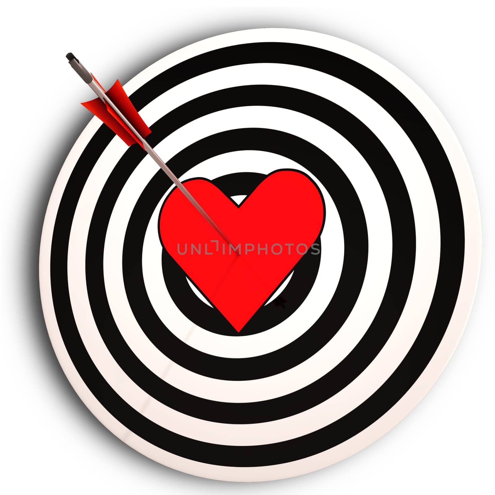 Heart Target Meaning I Love You Achieved