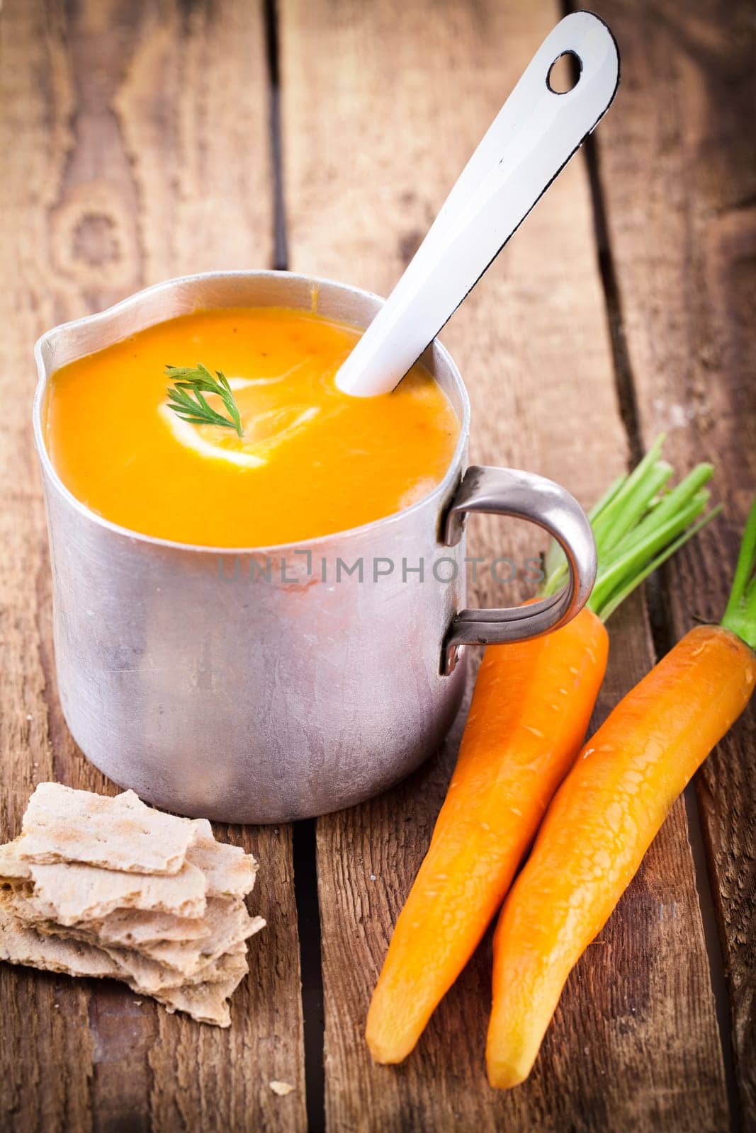 fresh carrot soup
