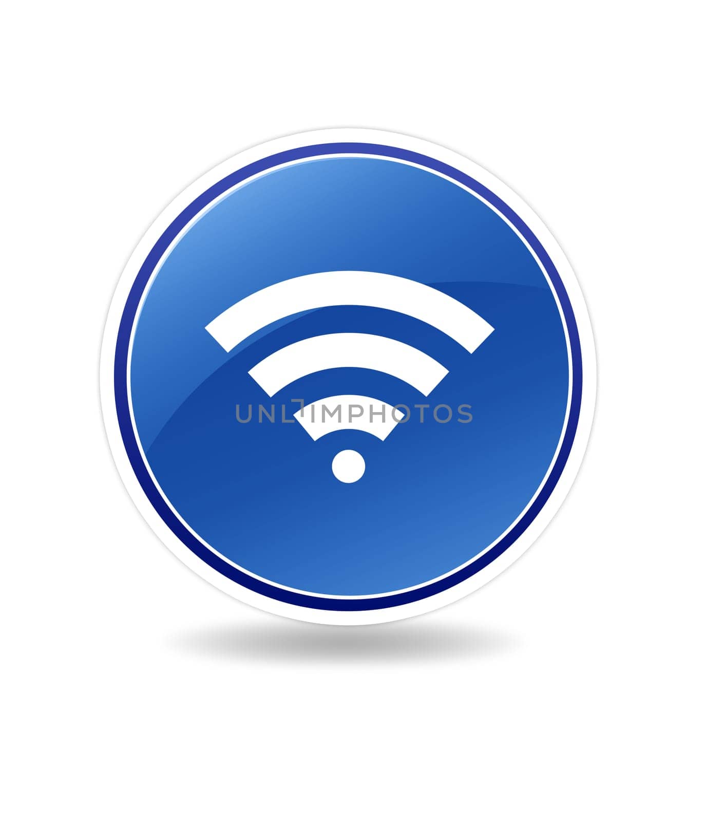 High resolution icon of wifi wireless spot.