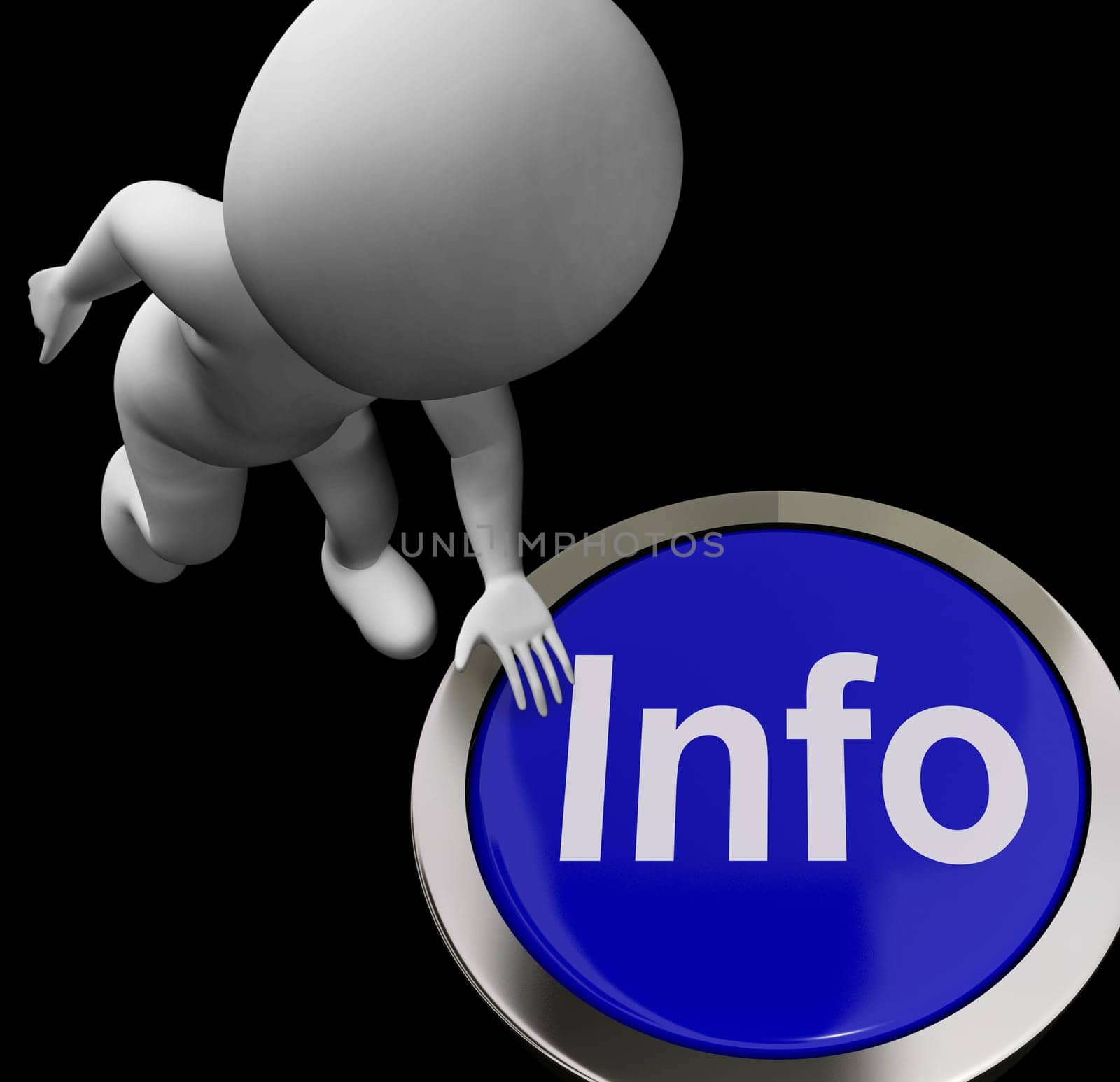 Info Button Showing Information Faq Or Support
