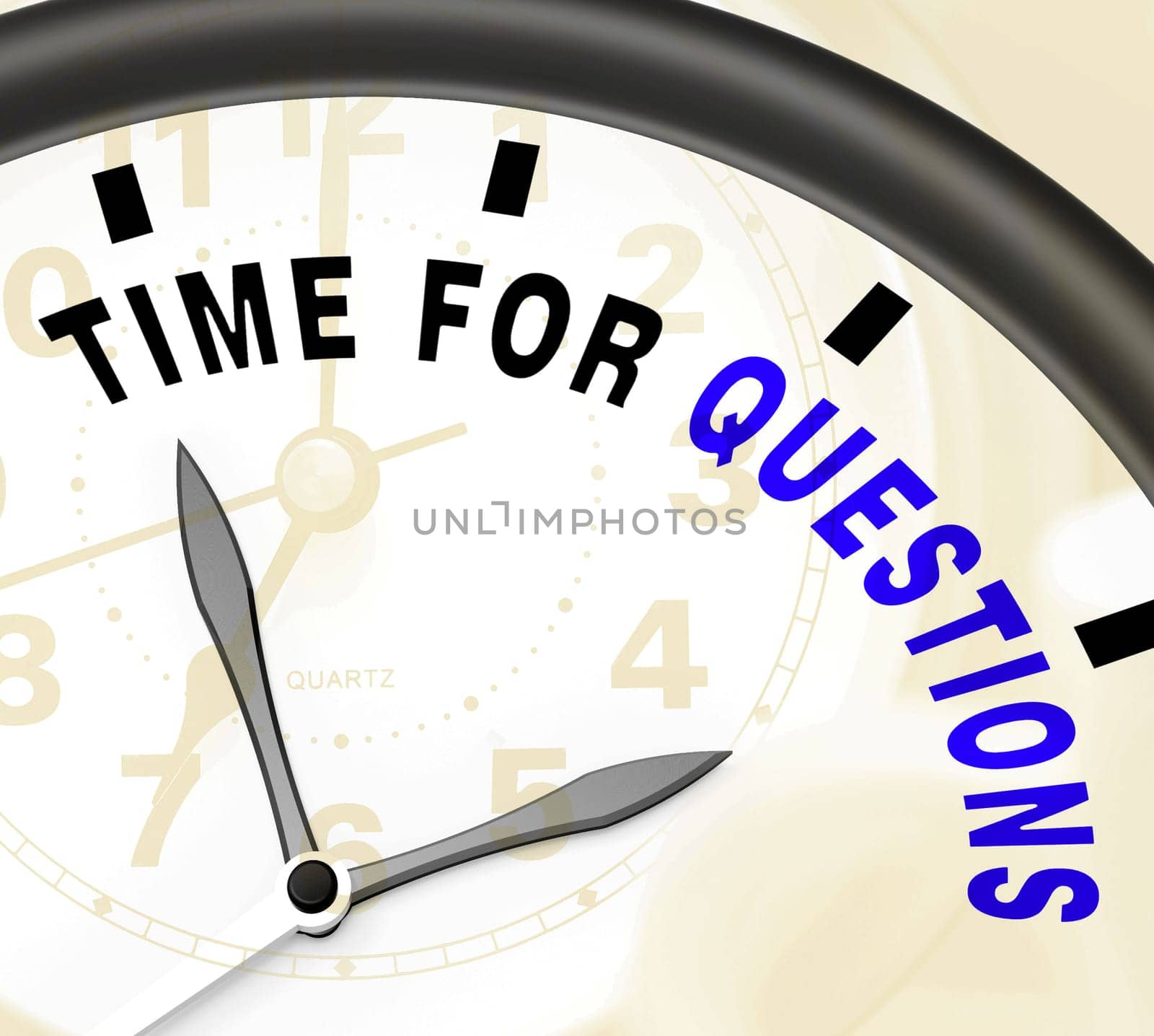Time For Questions Message Shows Answers Needed