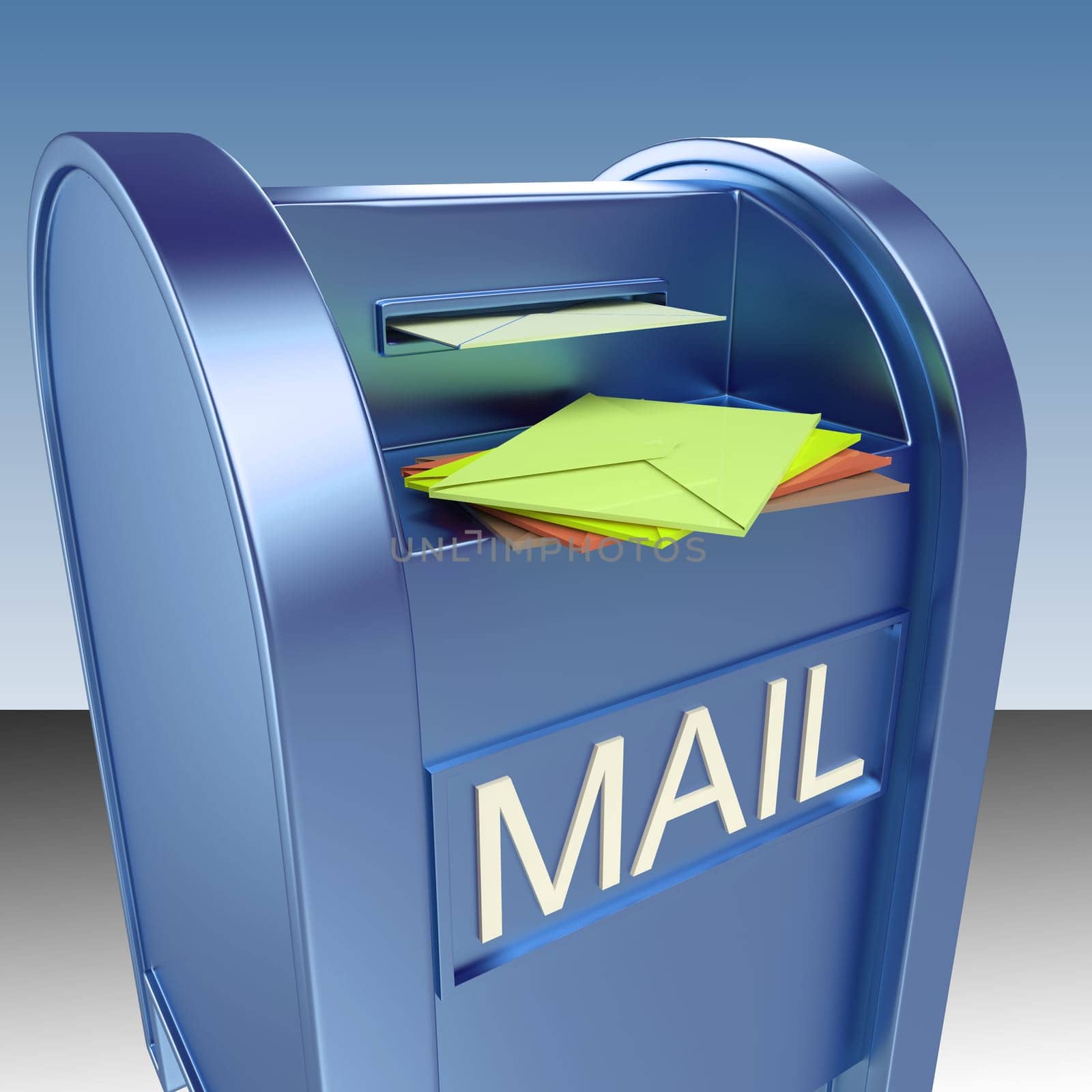 Mail On Mailbox Shows Mail Post And Sent Messages