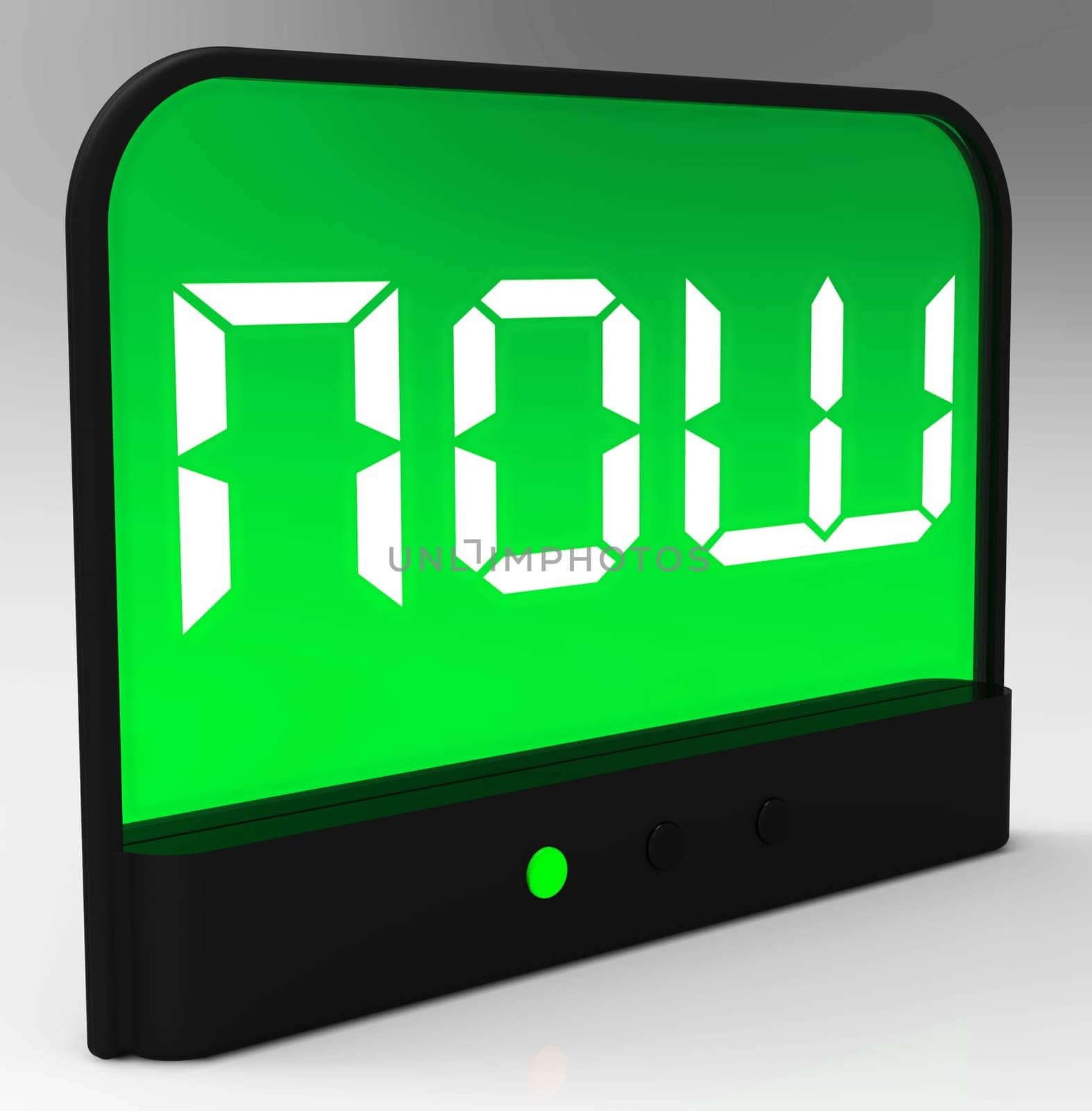 Now Clock Shows Quick Urgency For Action