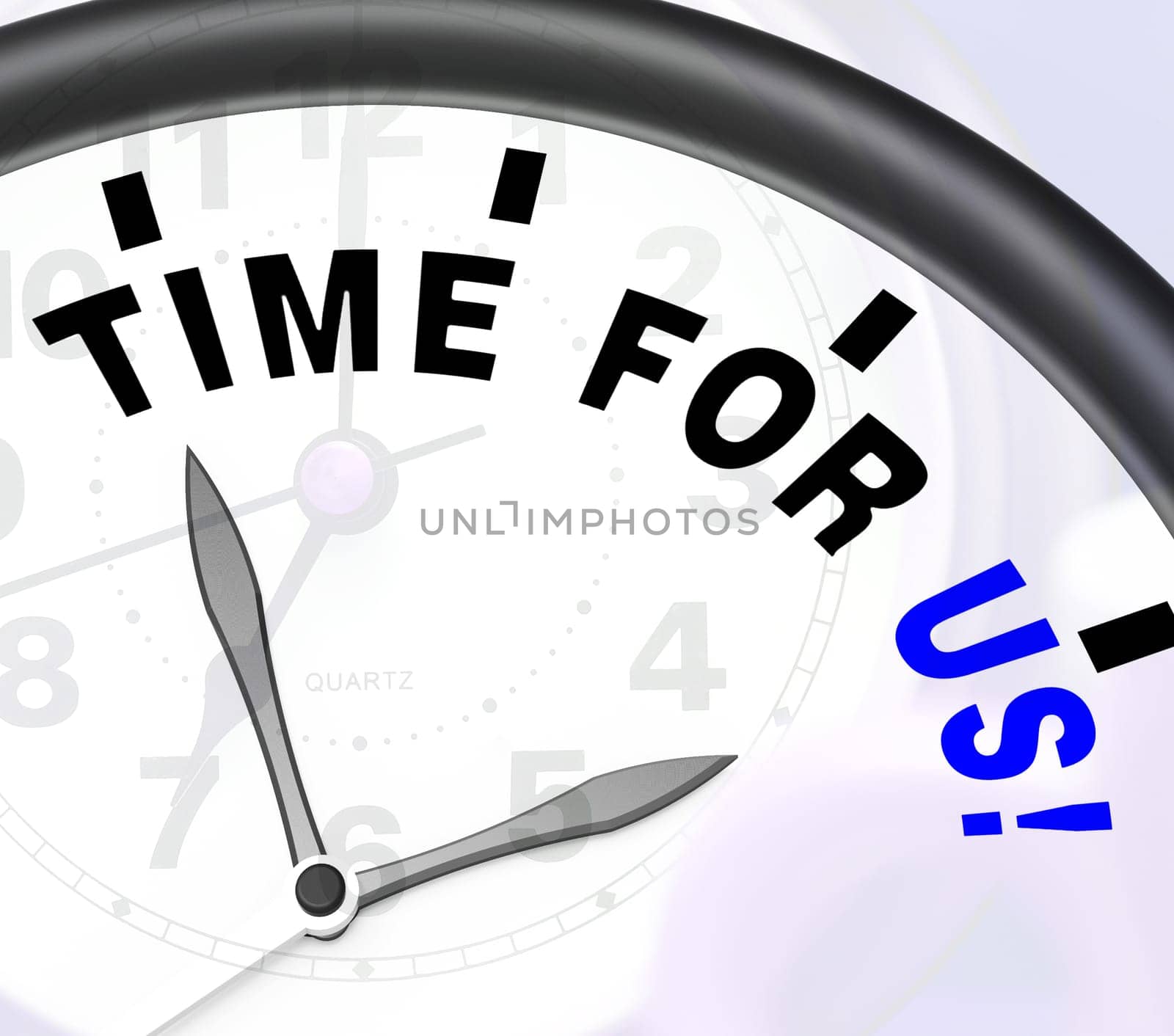 Time For Us Message Meaning Relaxing Together