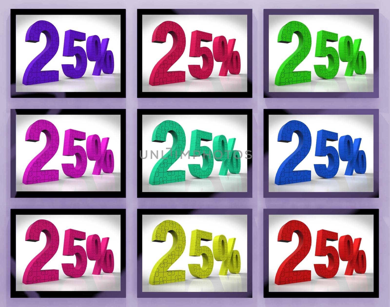 25% On Monitors Shows Special Offers And Reductions.