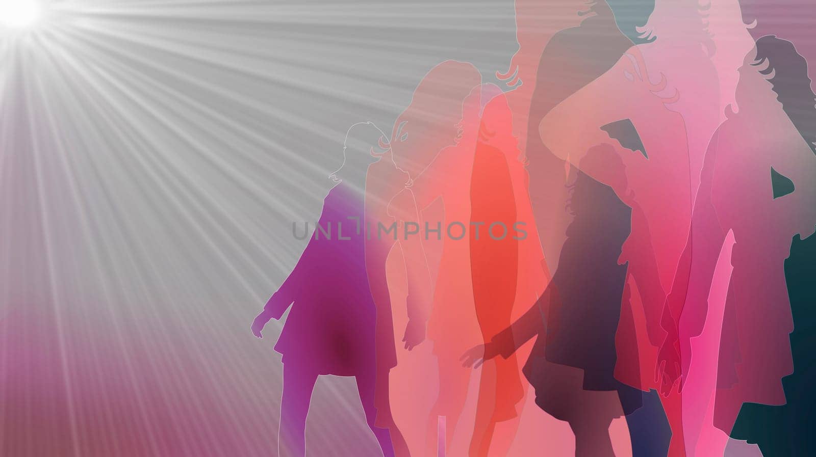 Women's Graphic Fashion Silhouette Light