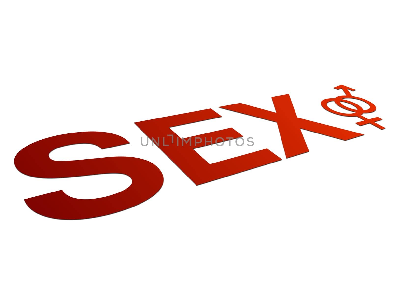 High resolution perspective graphic of sex with gender icons.
