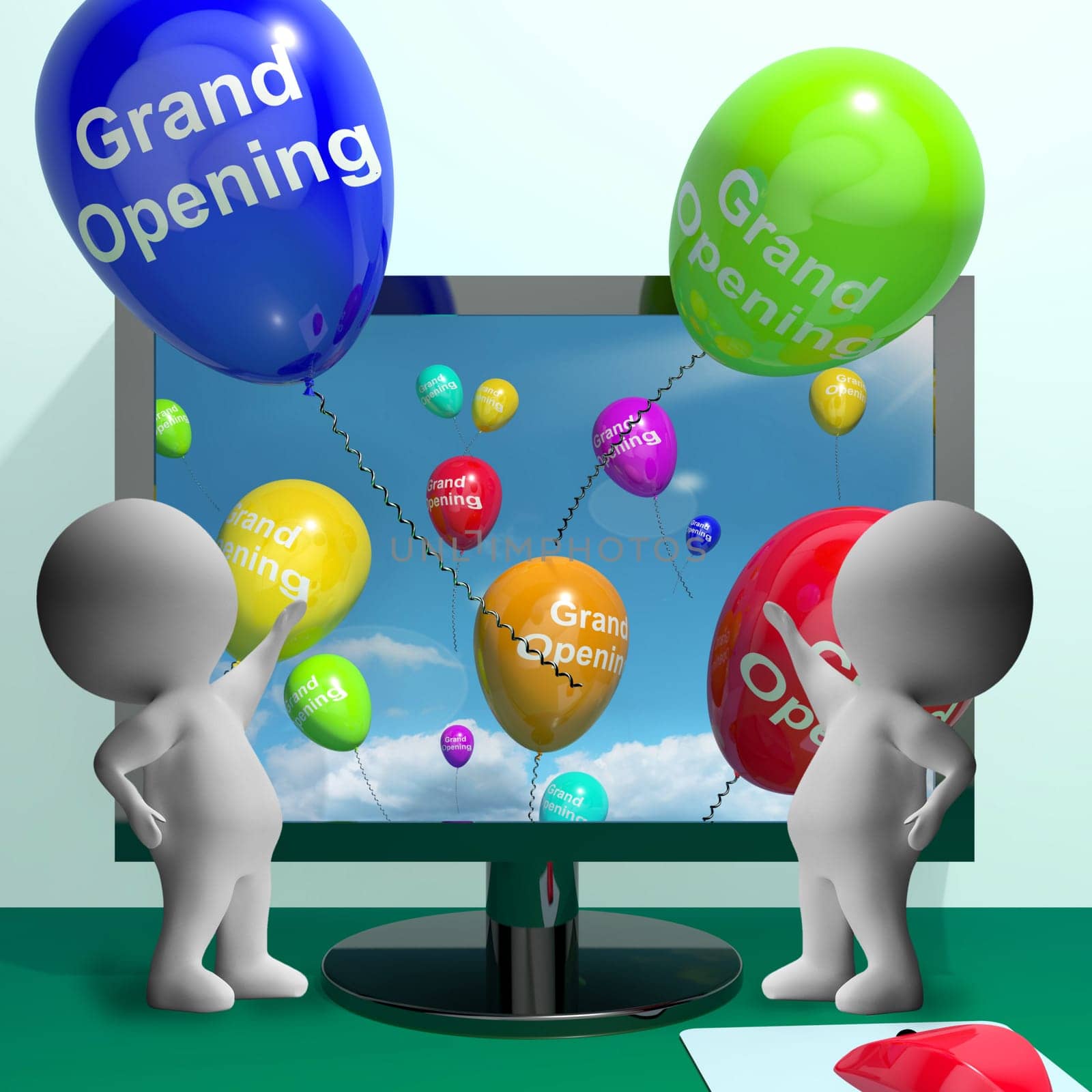 Grand Opening Balloons Shows New Online Store Launch