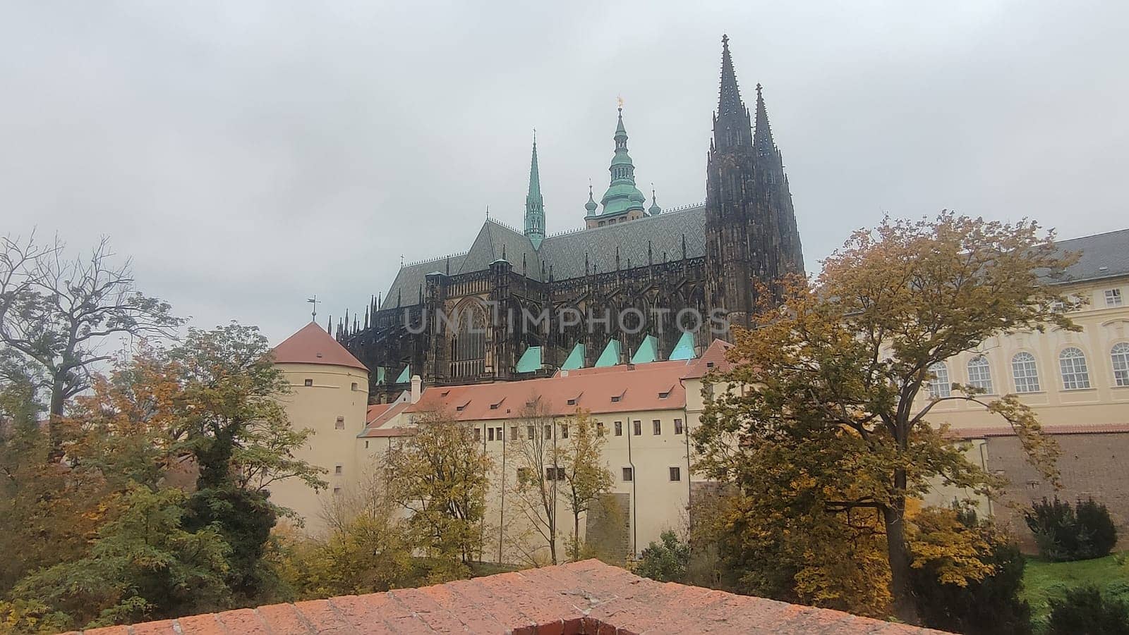 Prague Czech Republic Europe travel places history museum building historical church street building architecture famous place autumn nature landscape tour tourism background trees. High quality photo