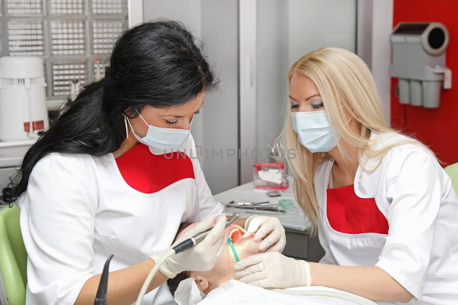 Oral health intervention at dentist office