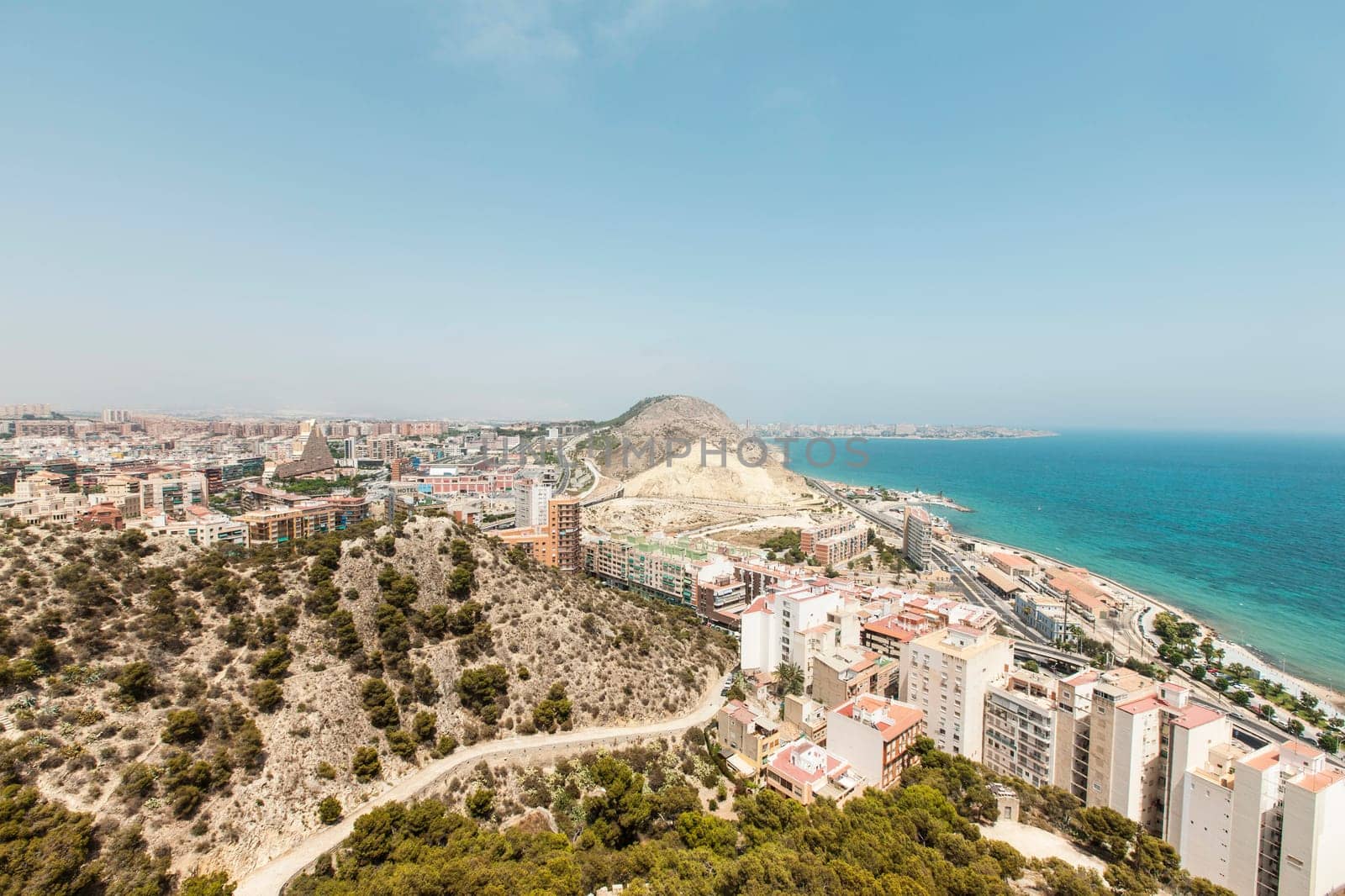 View of Alicante from the Santa Barbara Castle