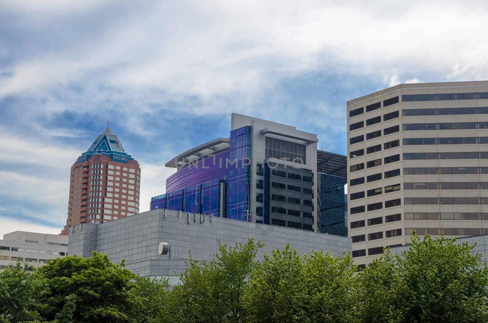 View of buildings in downtown Portland, Oregon