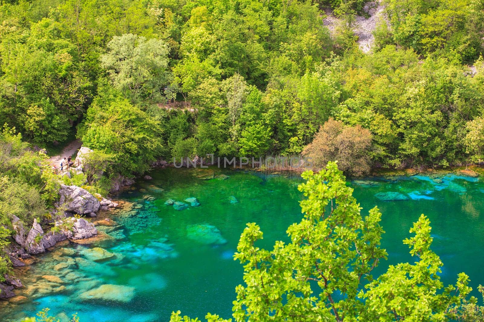 View of Cornino lake in Friuli Venezia Giulia, Italy