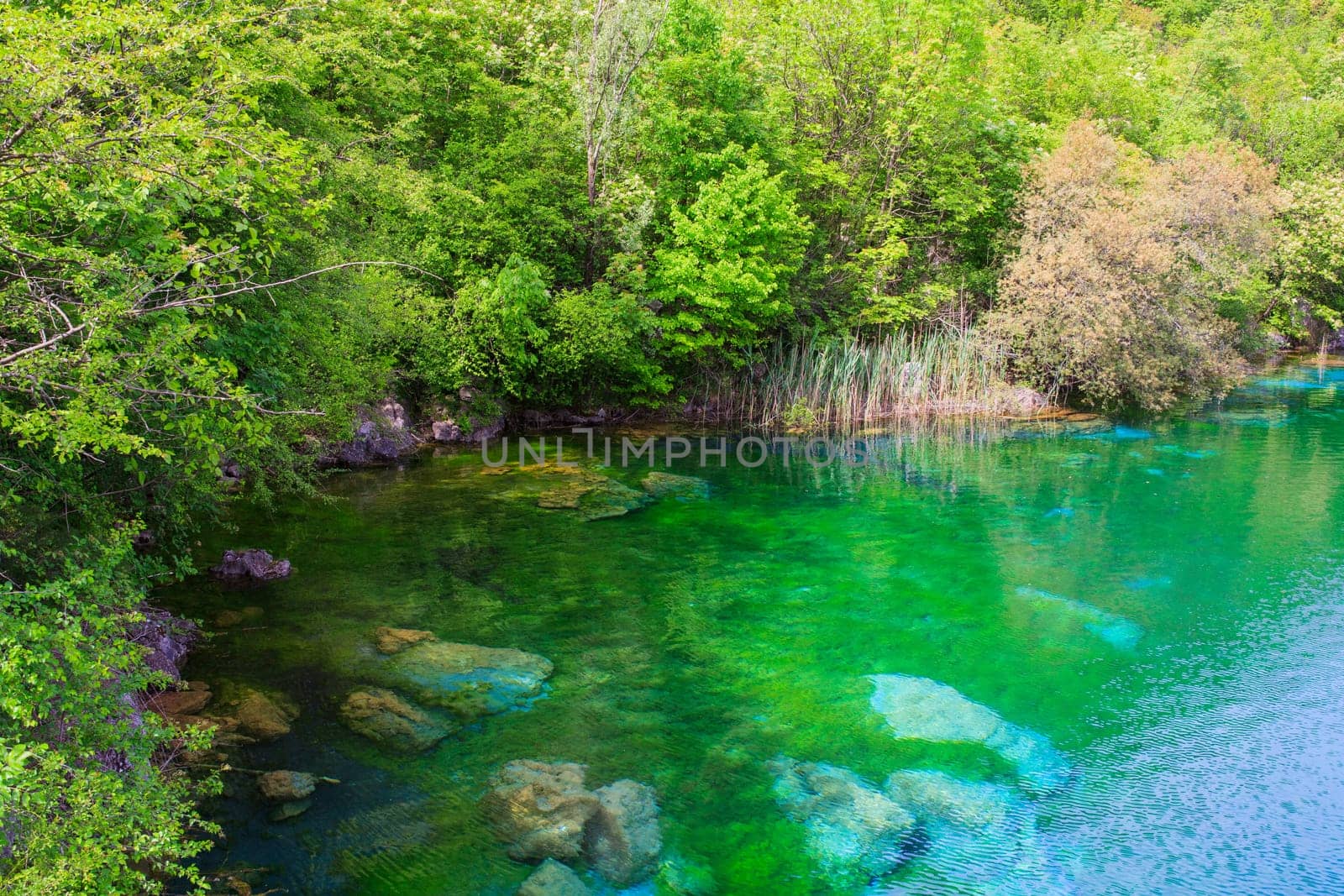 View of Cornino lake in Friuli Venezia Giulia, Italy