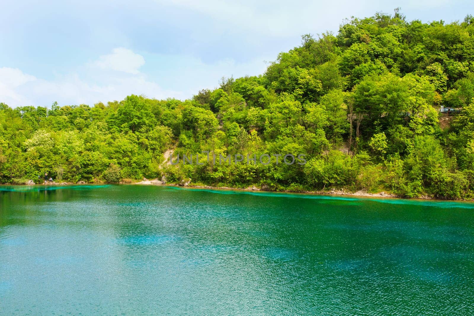 View of Cornino lake in Friuli Venezia Giulia, Italy