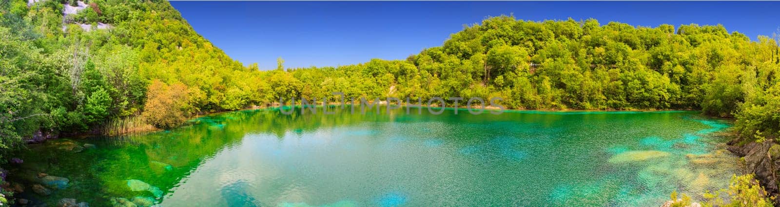 View of Cornino lake in Friuli Venezia Giulia, Italy