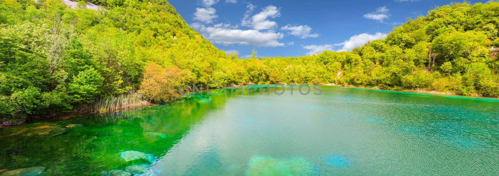View of Cornino lake in Friuli Venezia Giulia, Italy