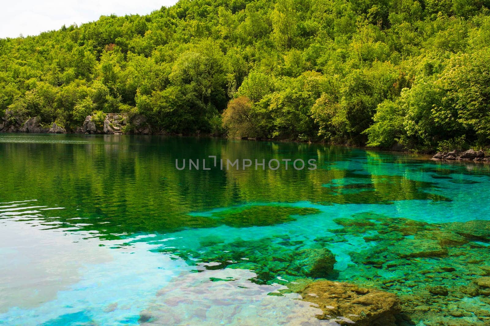 View of Cornino lake in Friuli Venezia Giulia, Italy