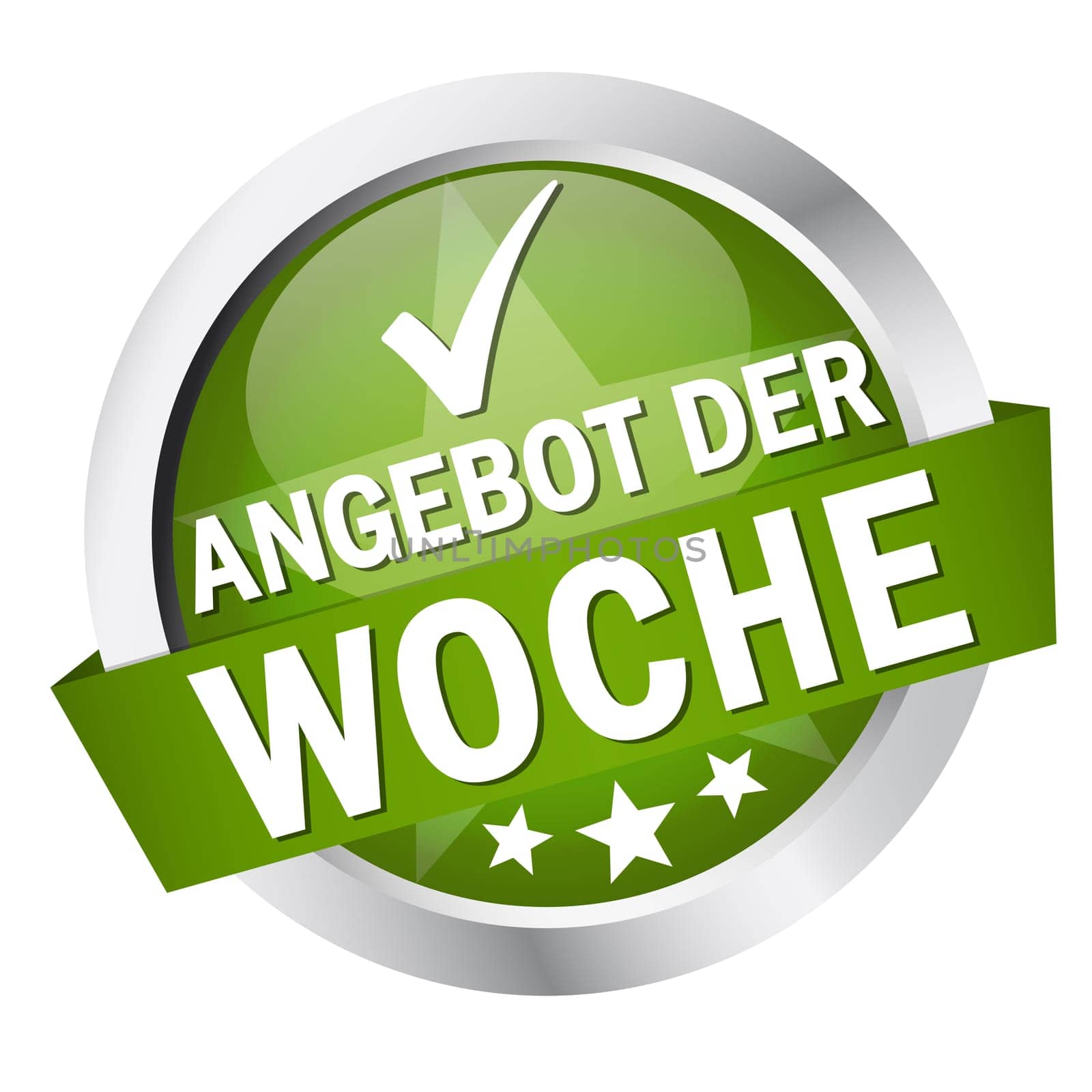 Button with banner " OFFER OF THE WEEK """