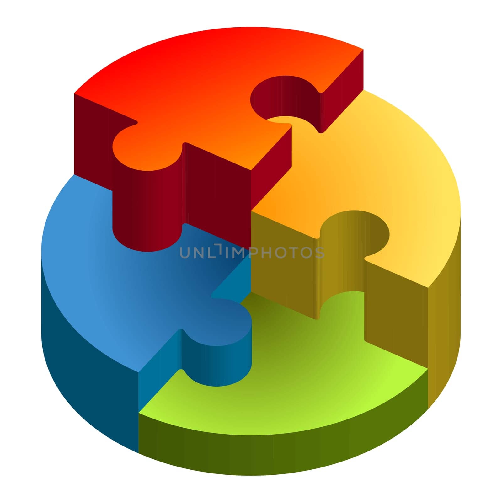 Puzzle Diagram 3D