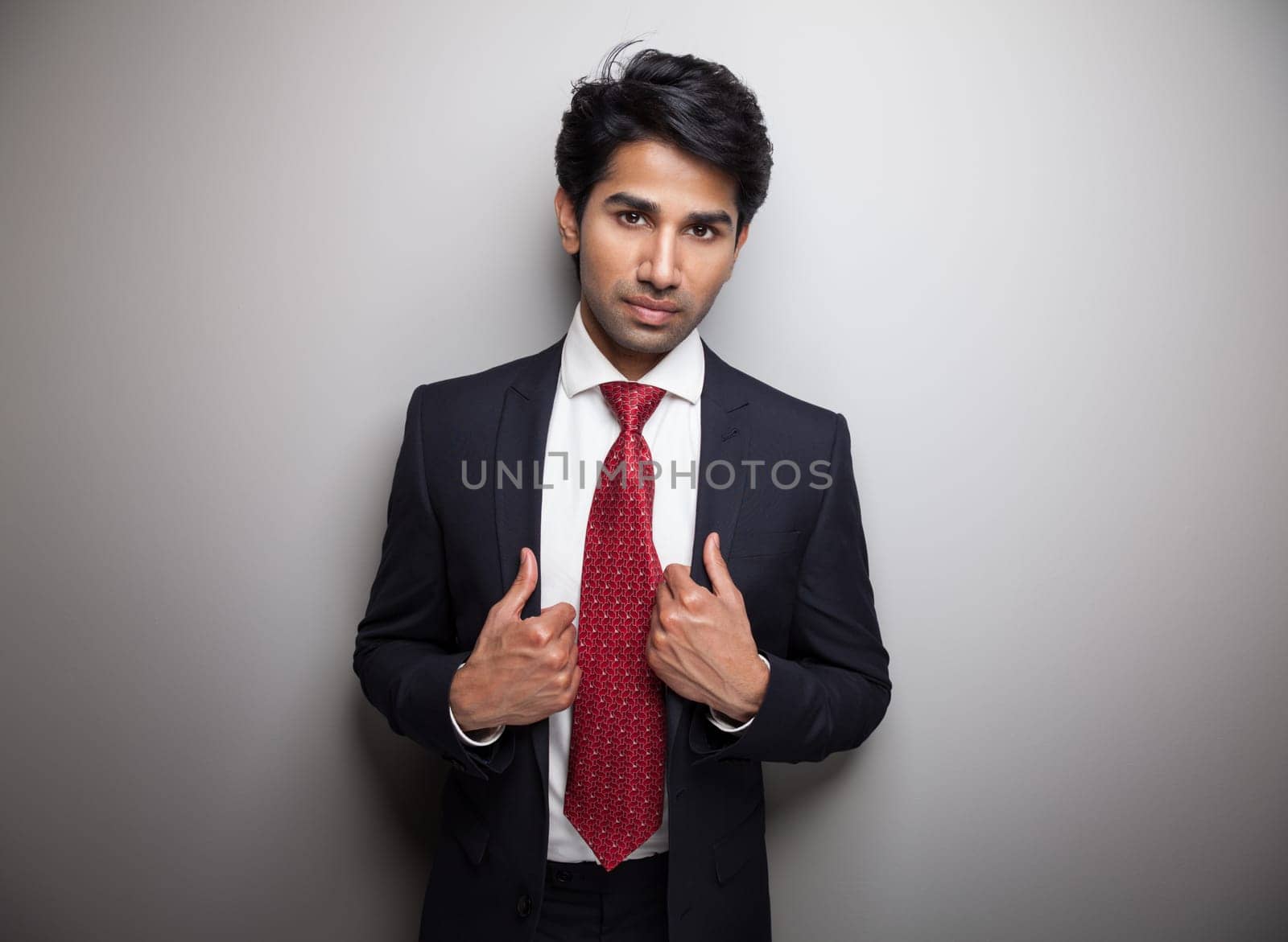 Confident Asian businessman