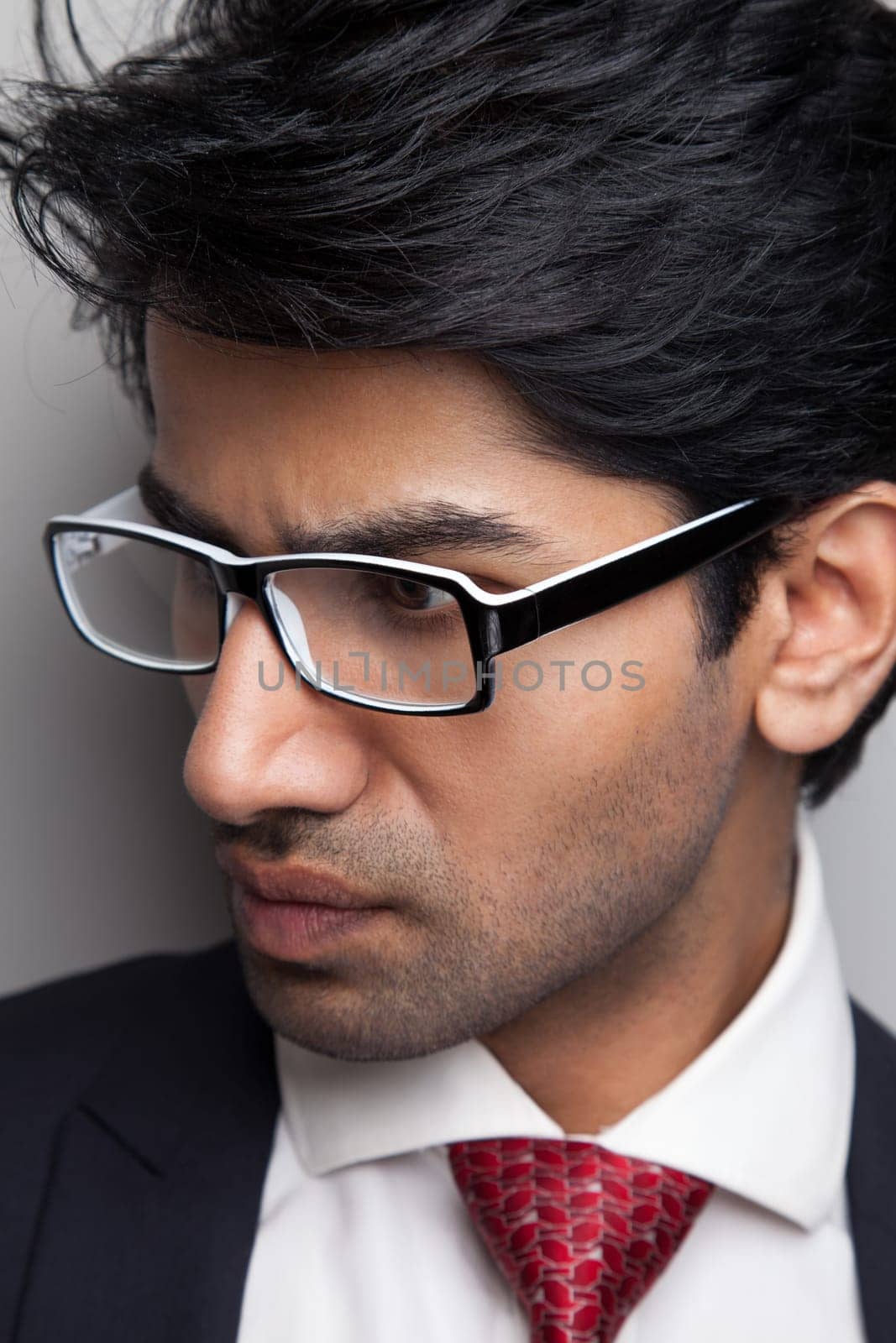Businessman man with glasses