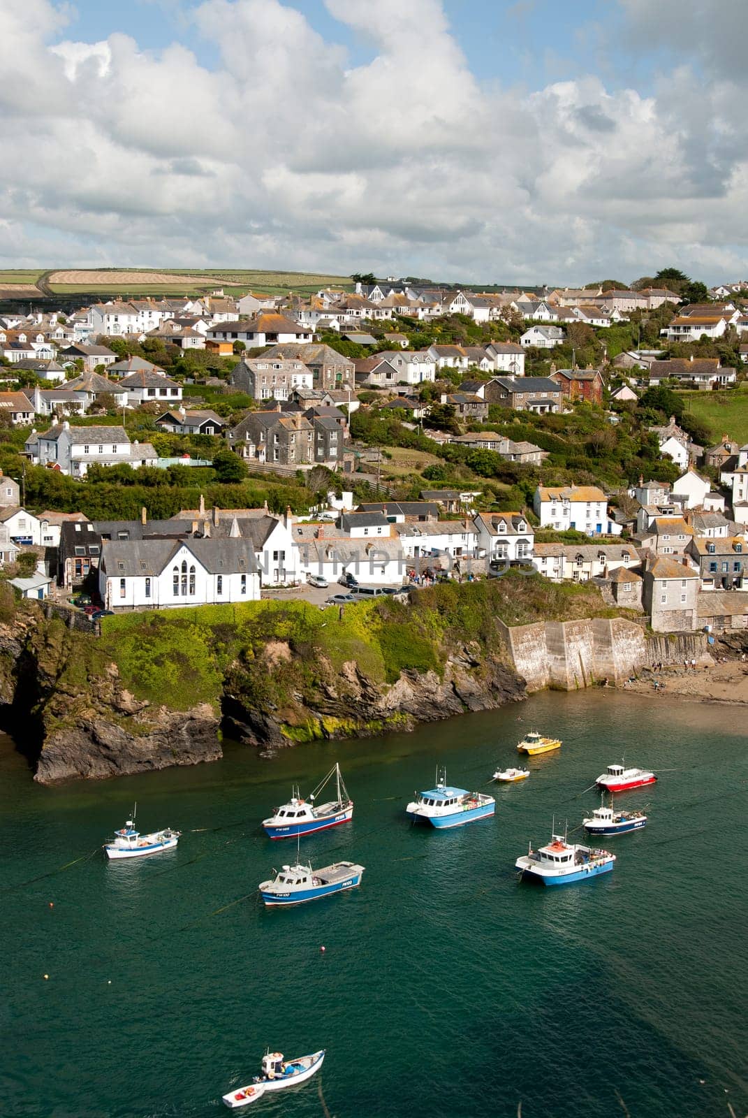 village of Port Isaac in Cornwall