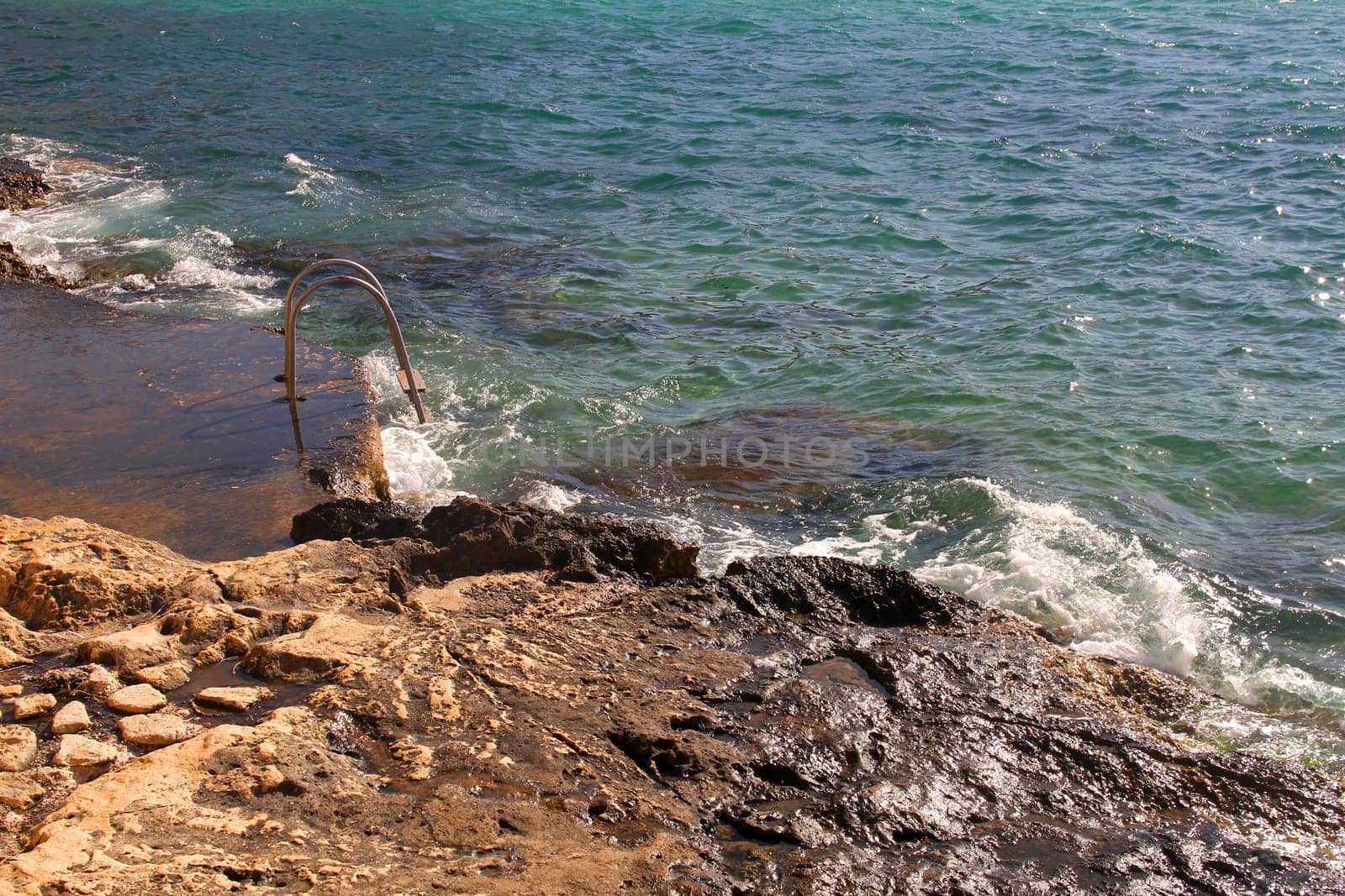 A staircase to the sea.