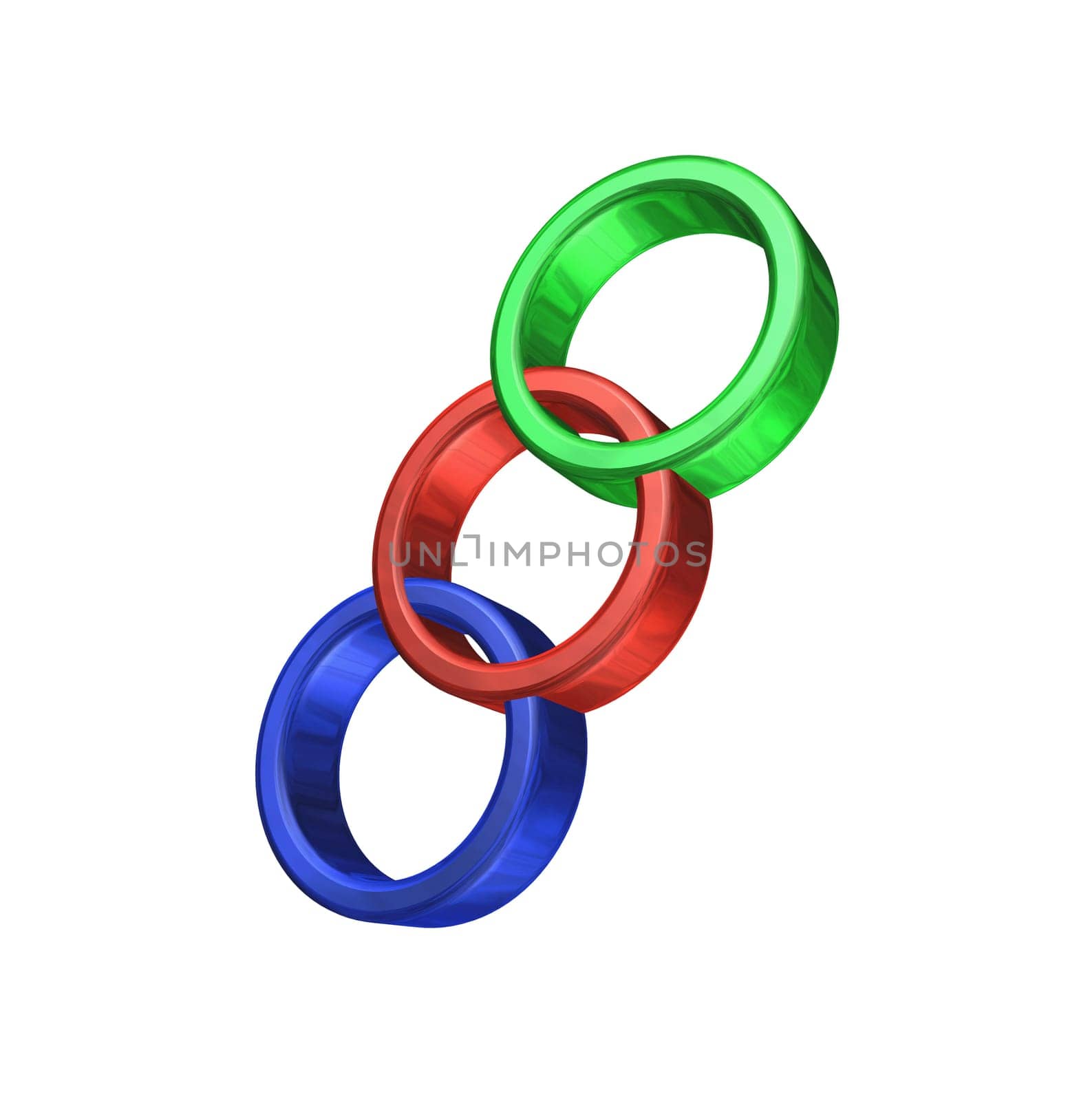 3d Illustrations of rings