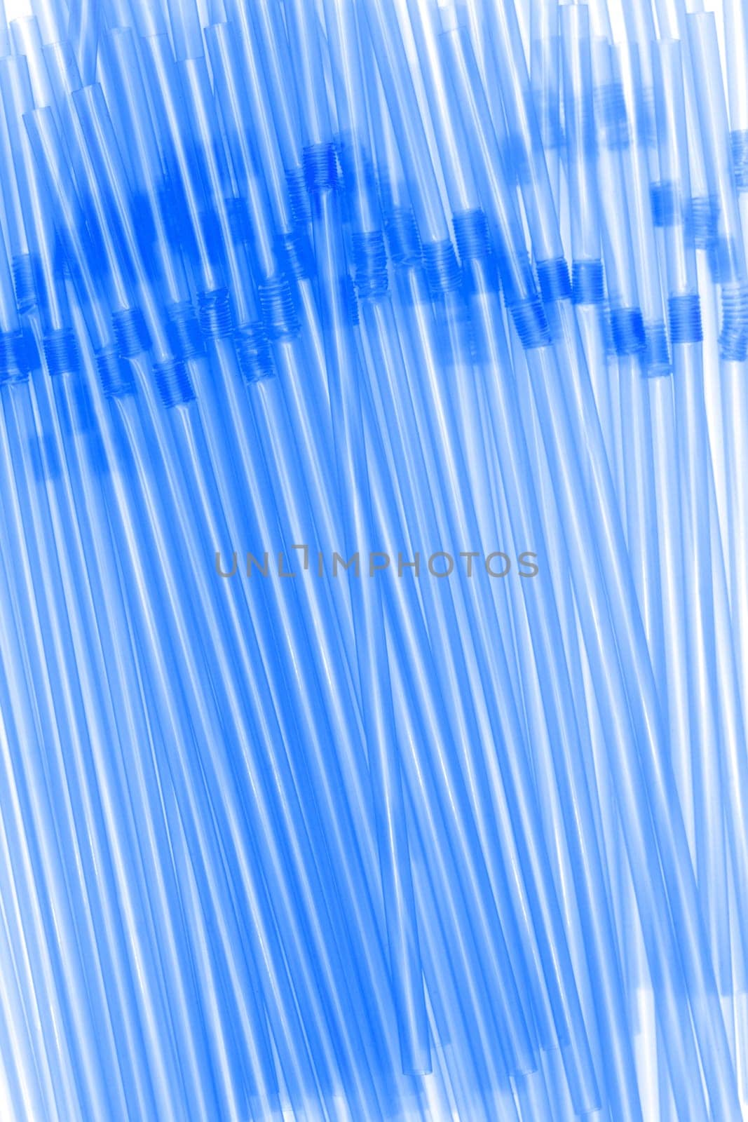 Drinking straws isloated against a white background
