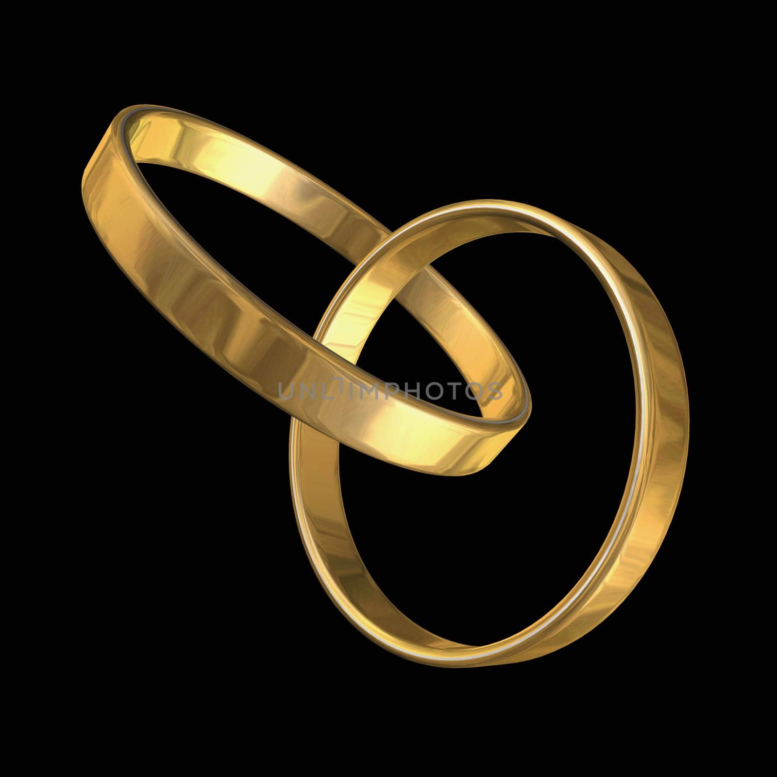 3d Illustrations of rings