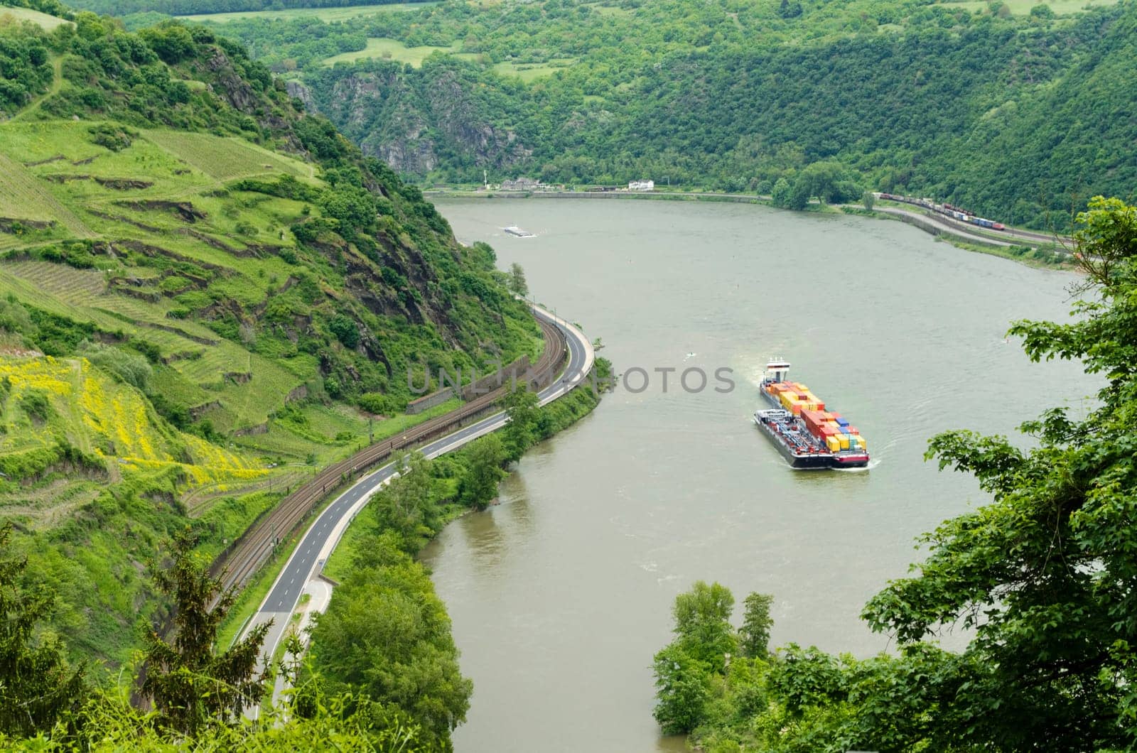Barge on the Rhine