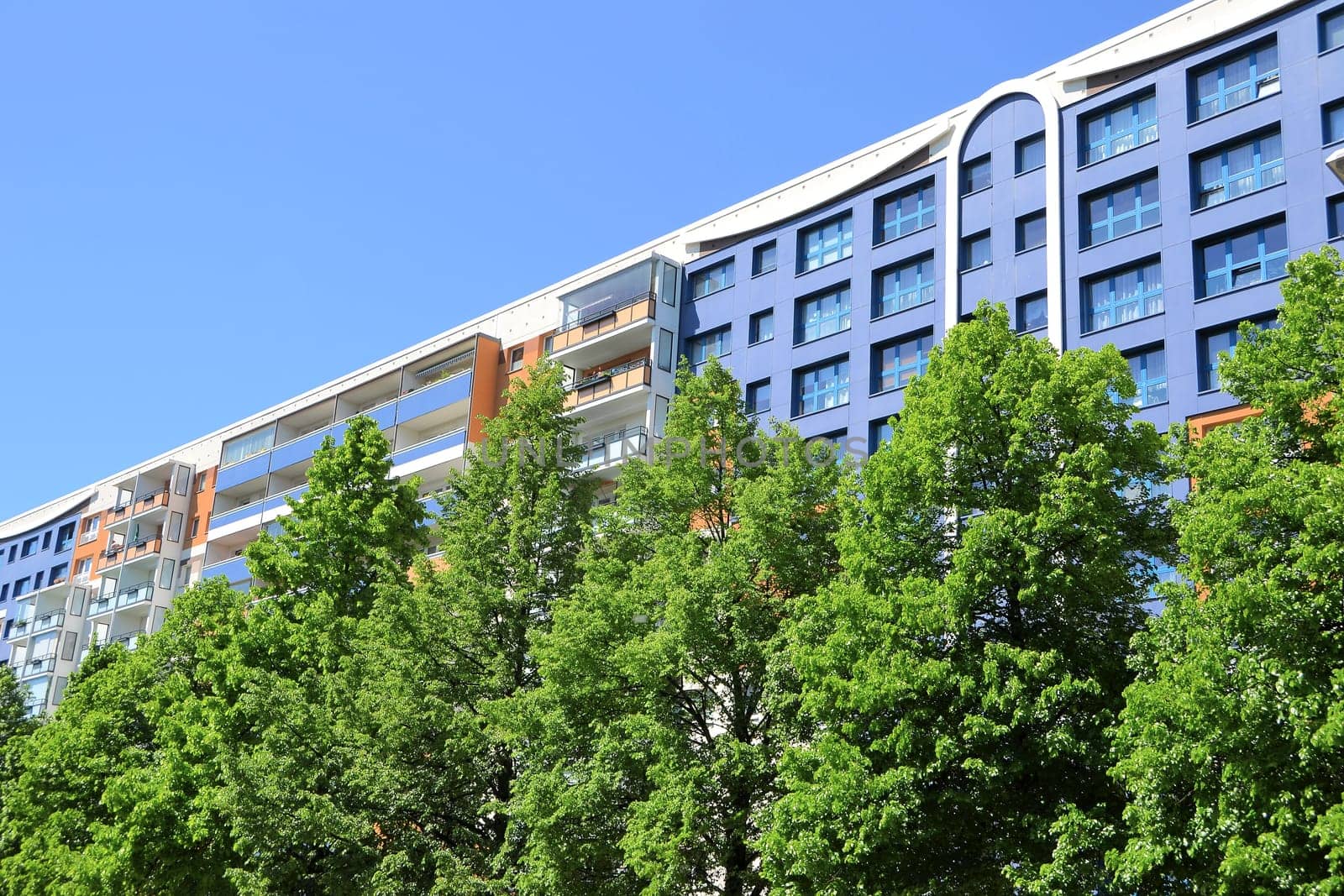 renovated prefabricated building in Berlin