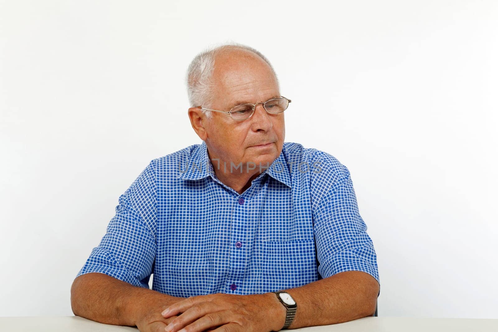 Senior sad