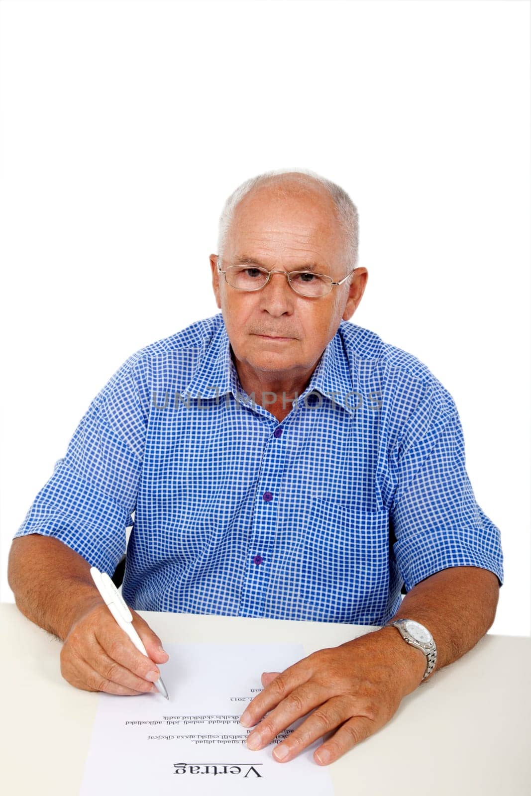 Senior at conclusion of contract