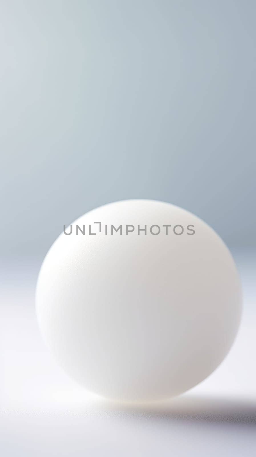 An egg on a white surface, AI by starush