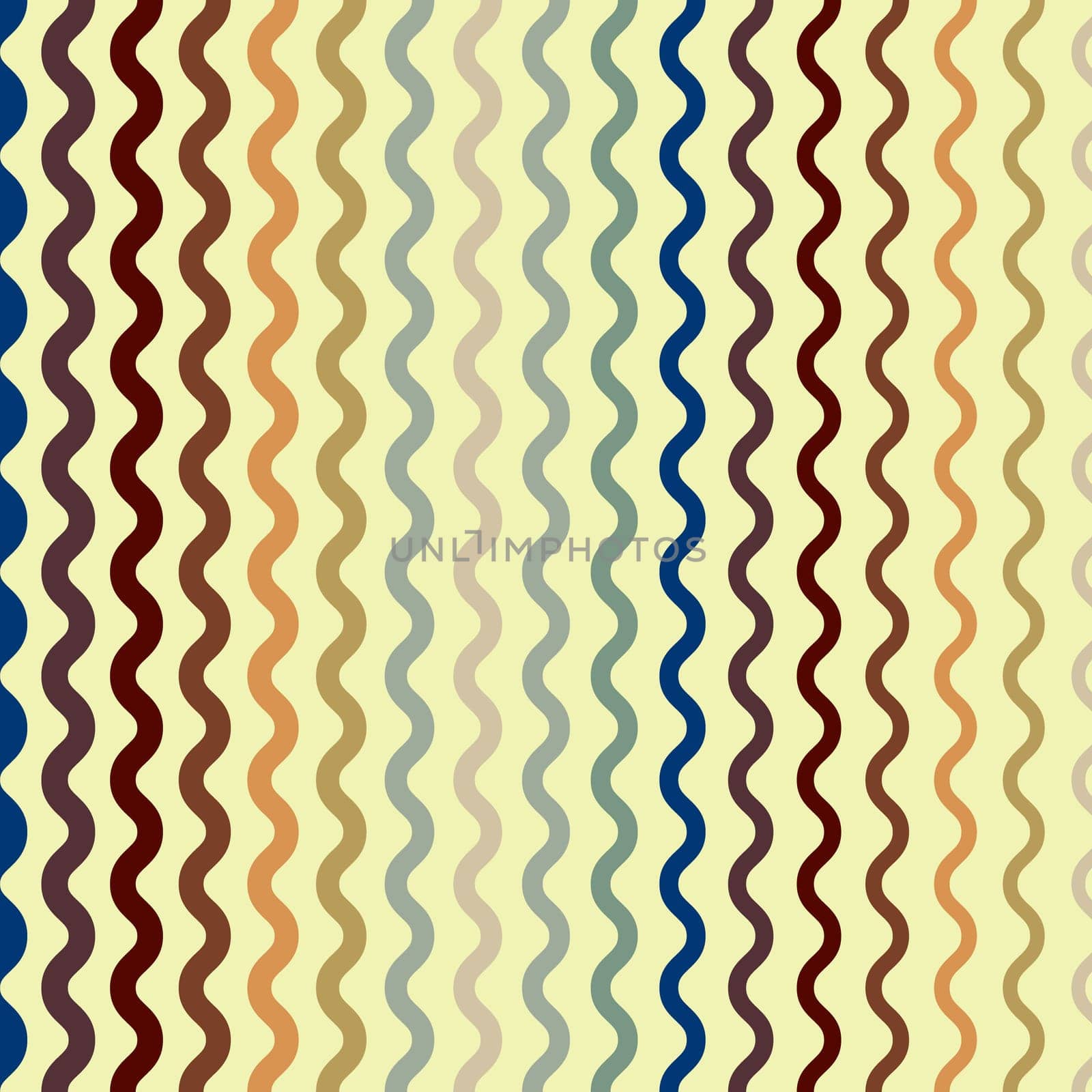 Monochrome Retro groovy psychedelic wavy background. illustration in the style of 1970