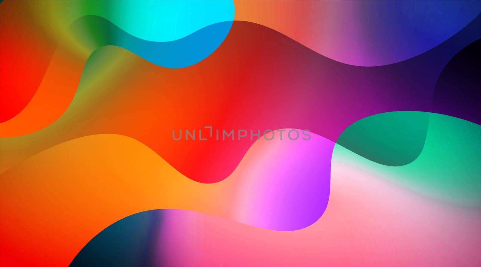 Abstract gradient background with waves shapes.