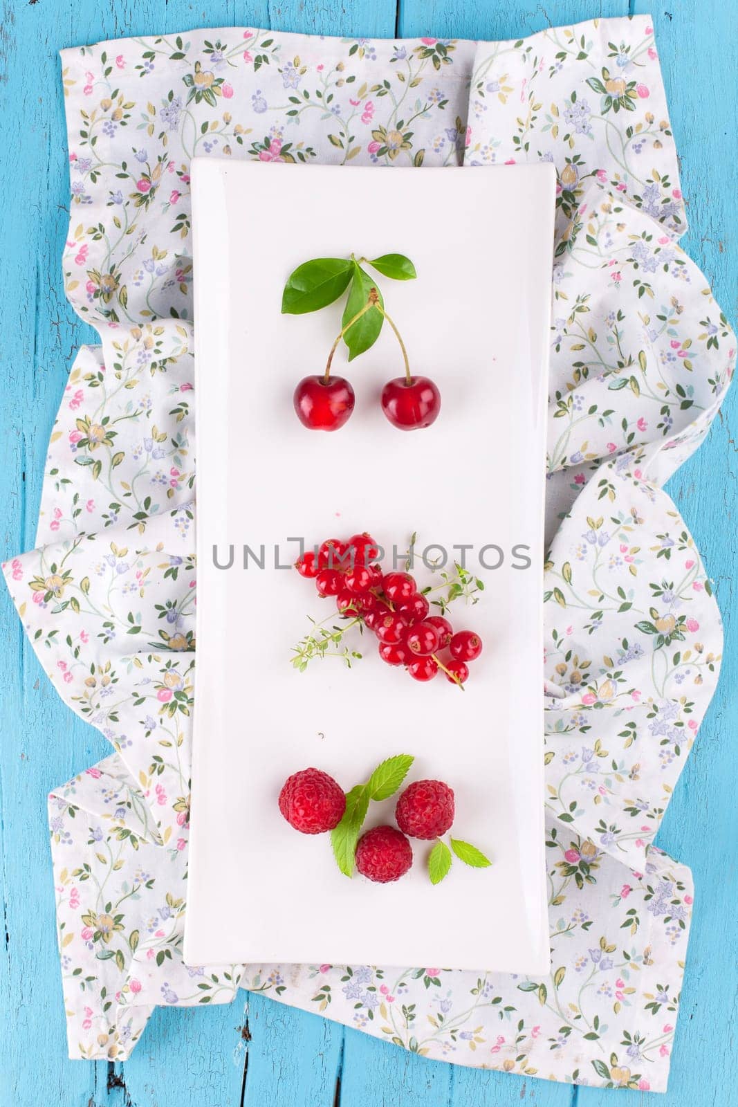 fresh fruit in summer