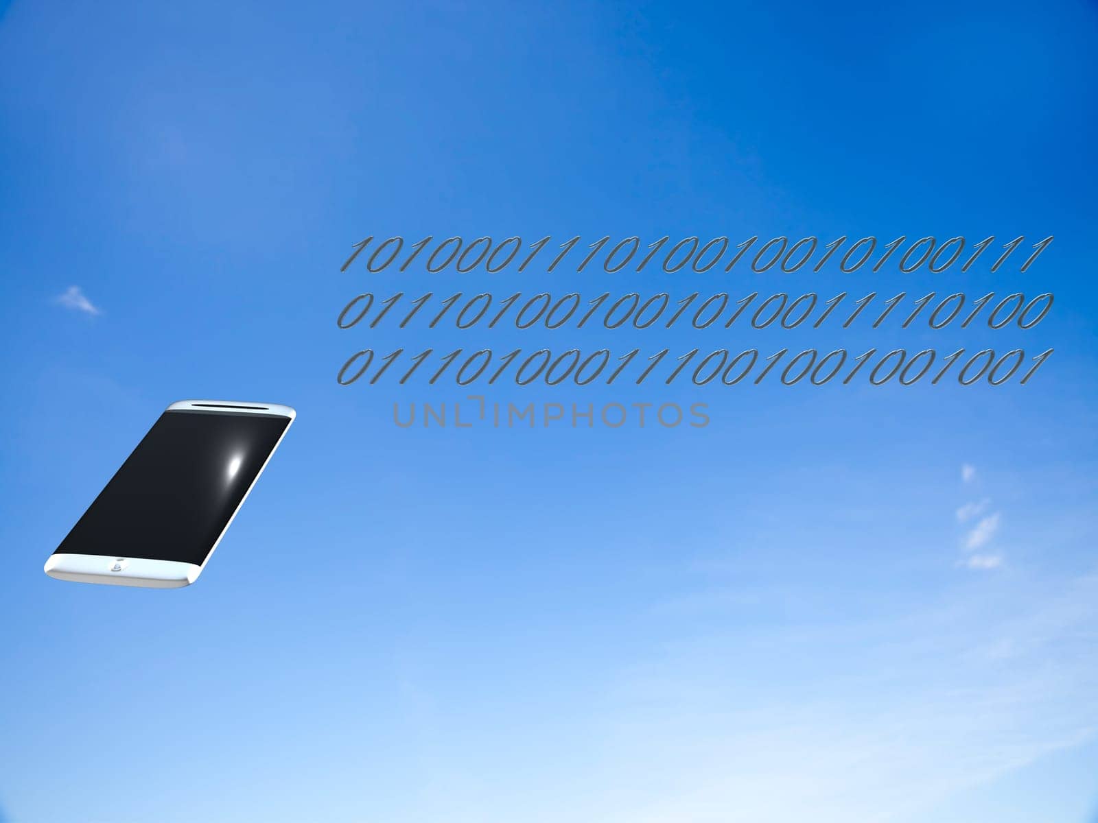 Smartphone with serial digital number for adv or others purpose use