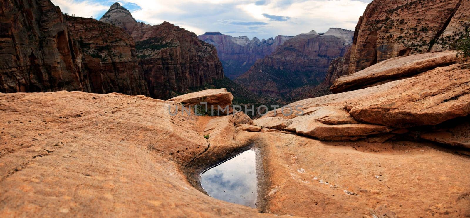 Canyon Overlook in Zion National Park,Utah,USA