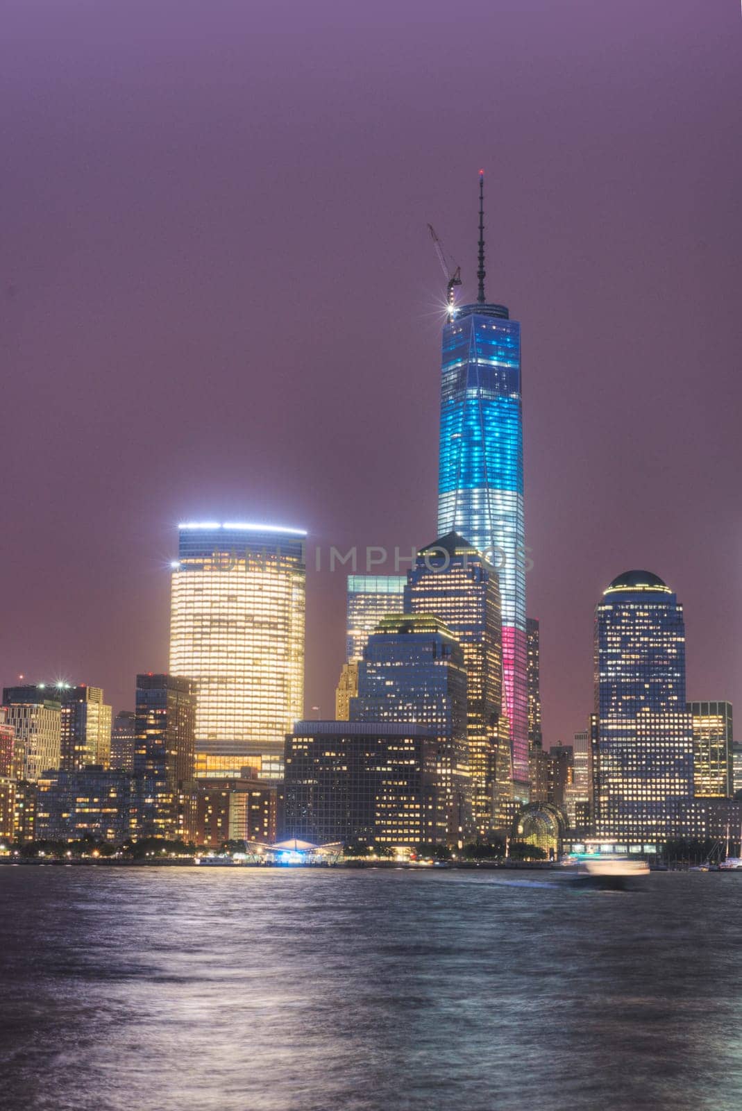 NYC with Architecture at Night.