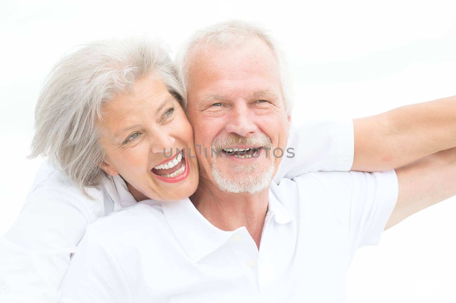 Portrait of a happy senior couple