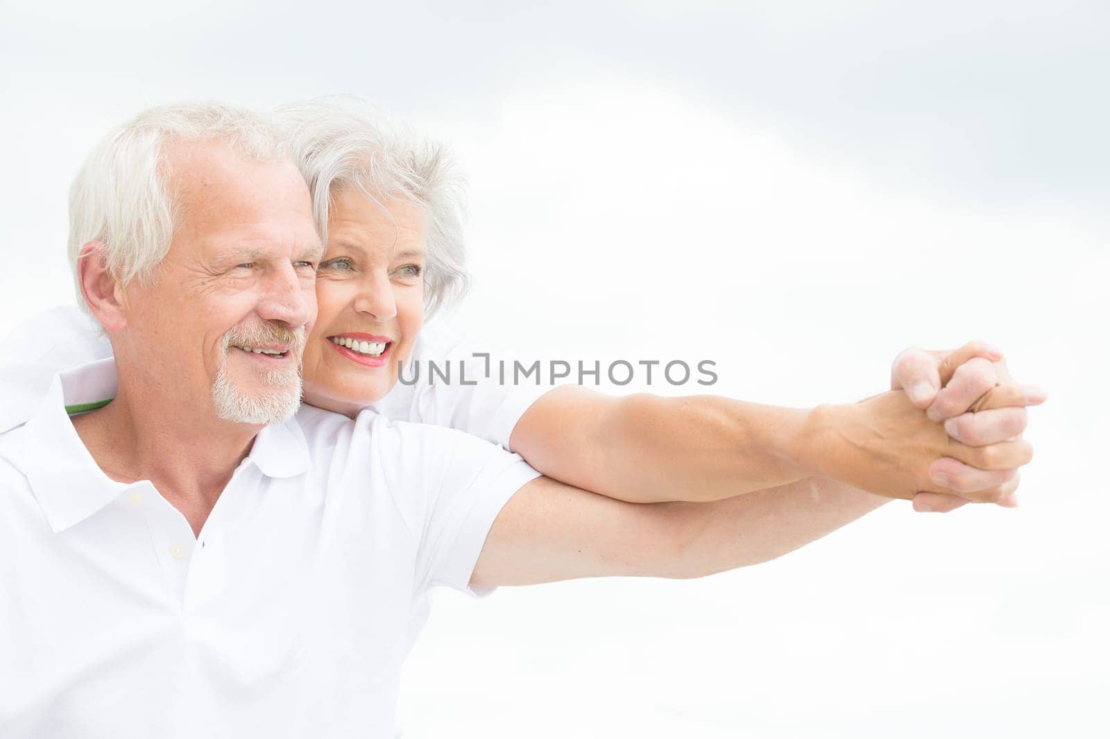 Portrait of a happy senior couple