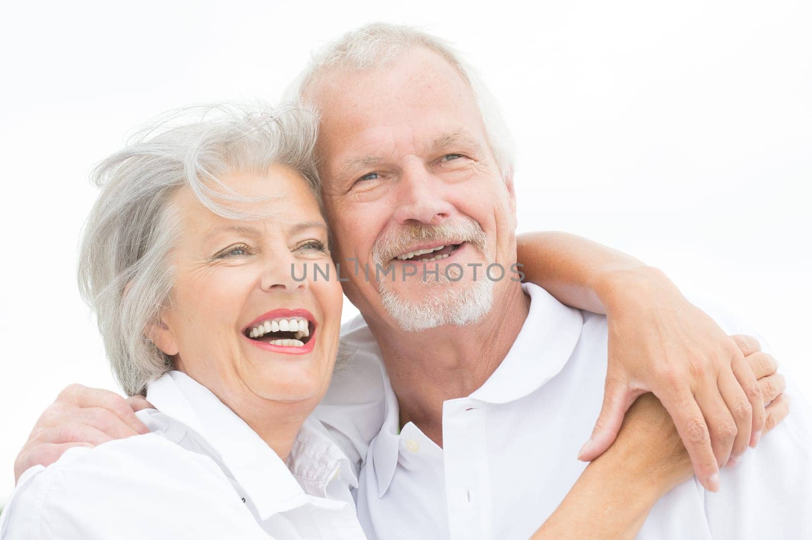 Portrait of a happy senior couple