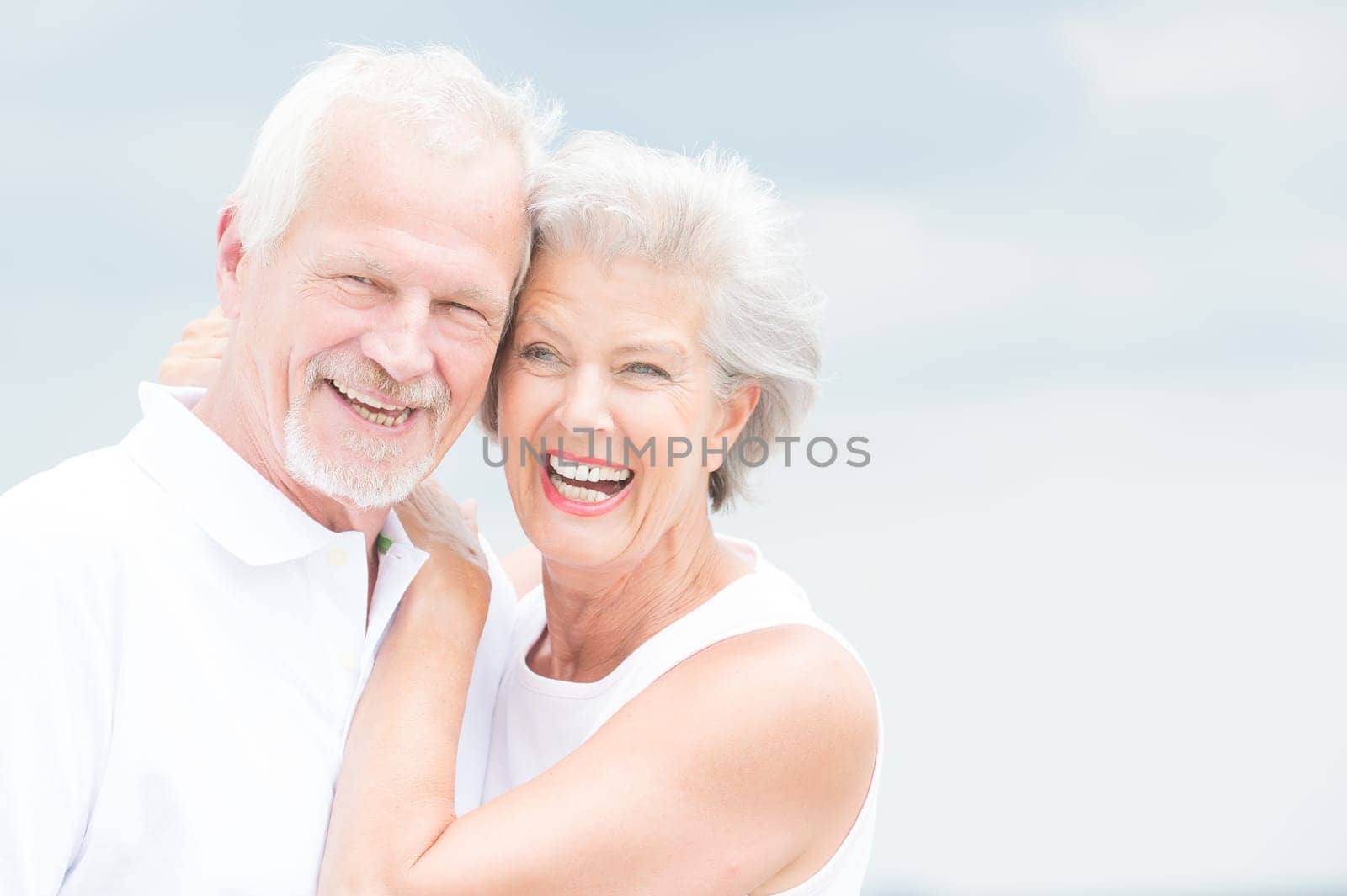 Portrait of a happy senior couple