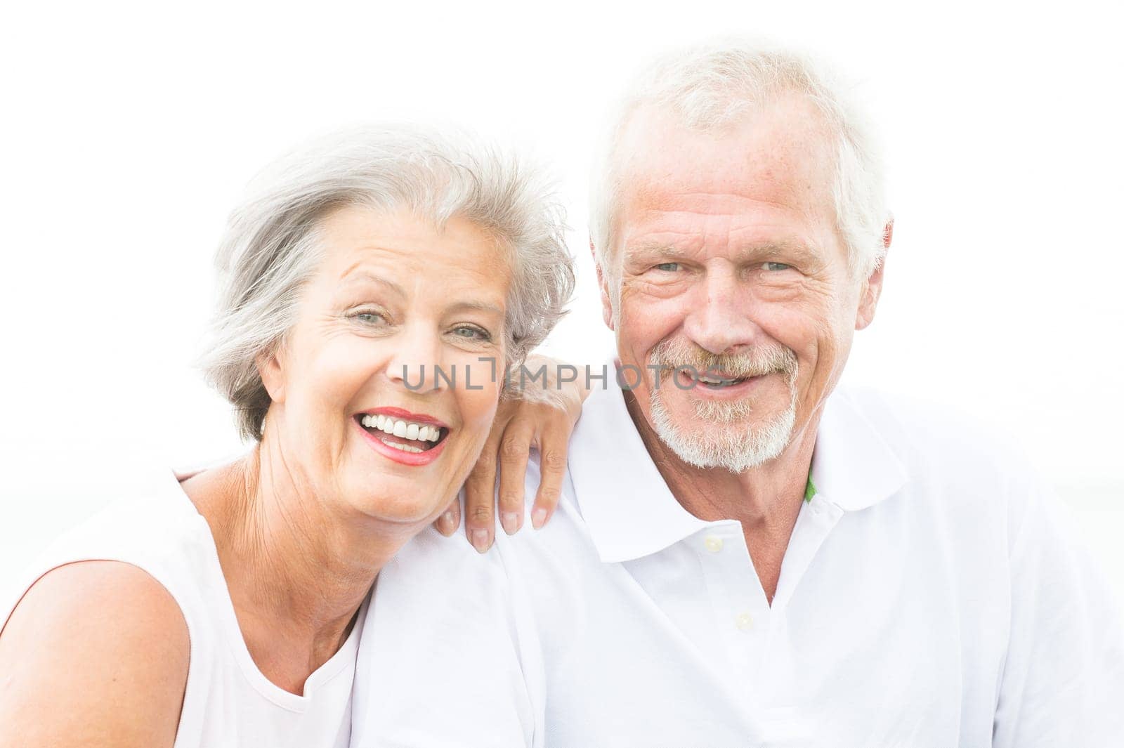 Portrait of a happy senior couple