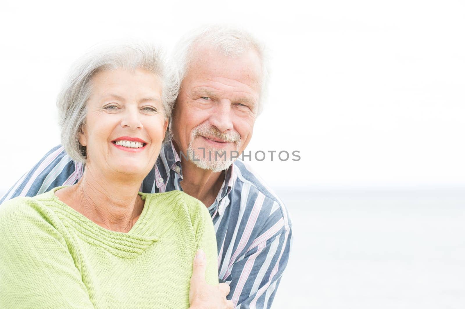Portrait of a happy senior couple