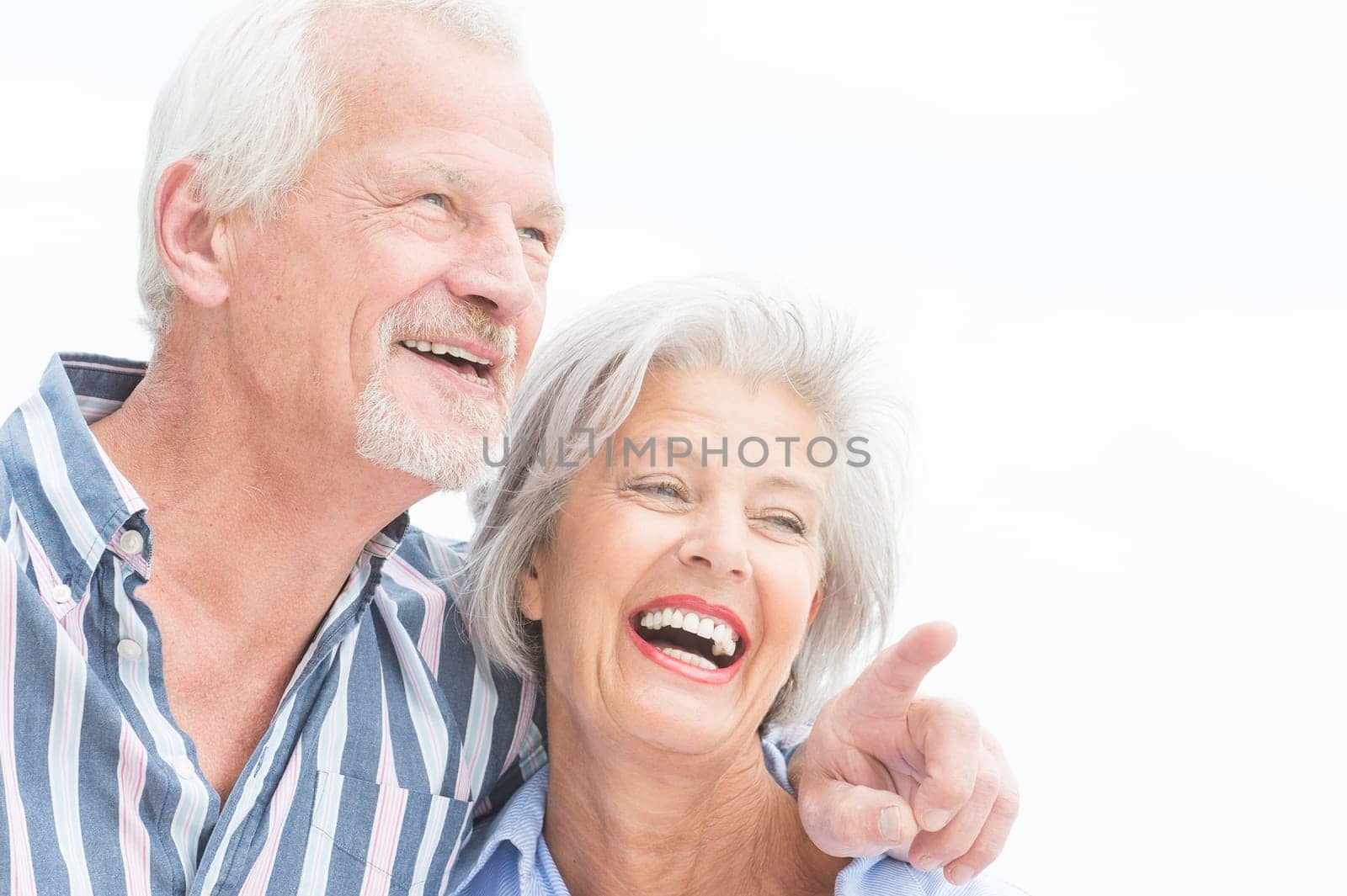 Portrait of a happy senior couple