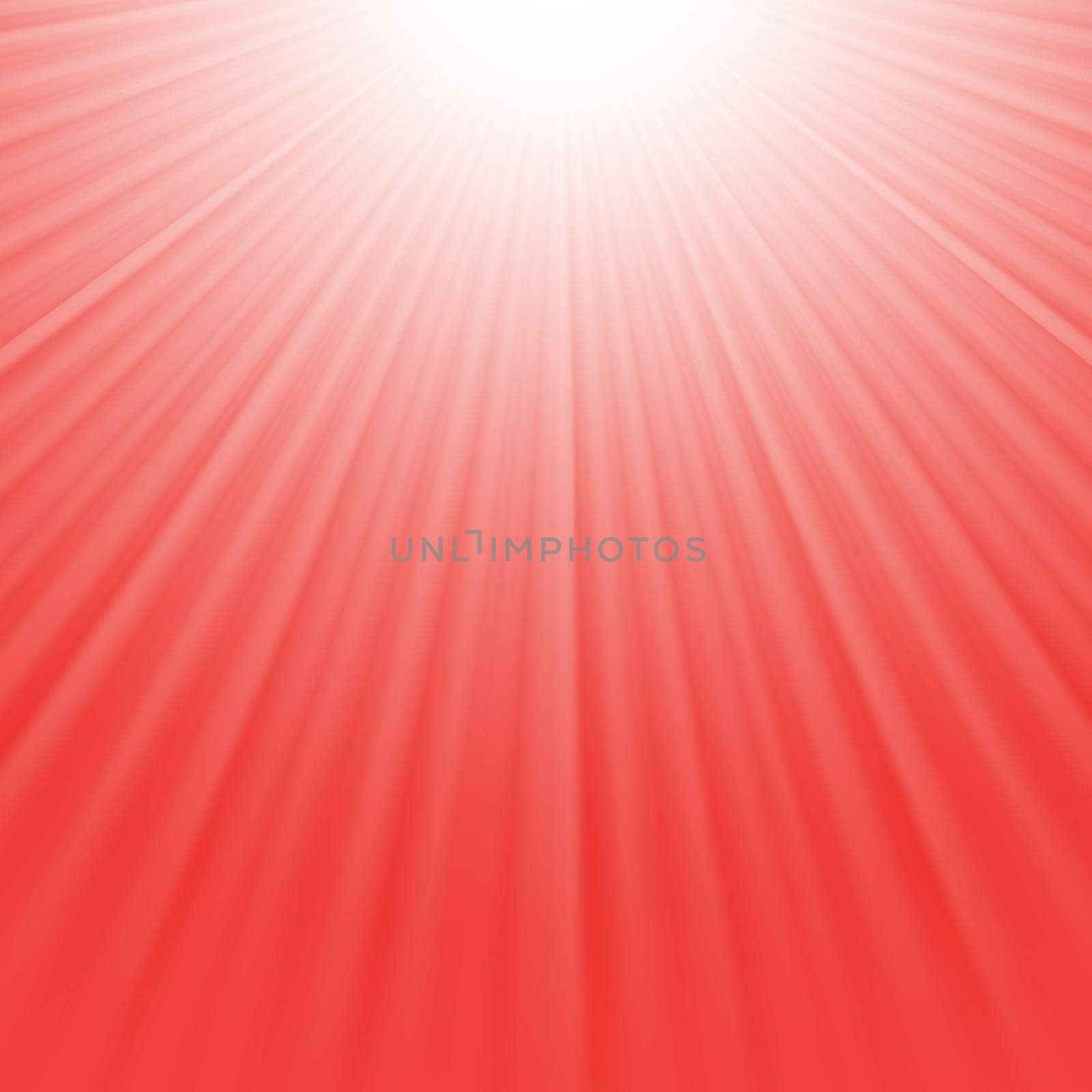colorful illustration with red rays for your design